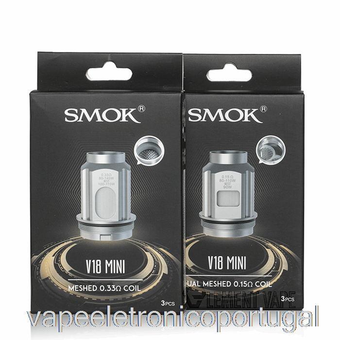 Vape Eletrônico Smok Tfv18 Mini Bobinas De Substituição 0.2ohm Tfv18 Mini Bobinas De Malha